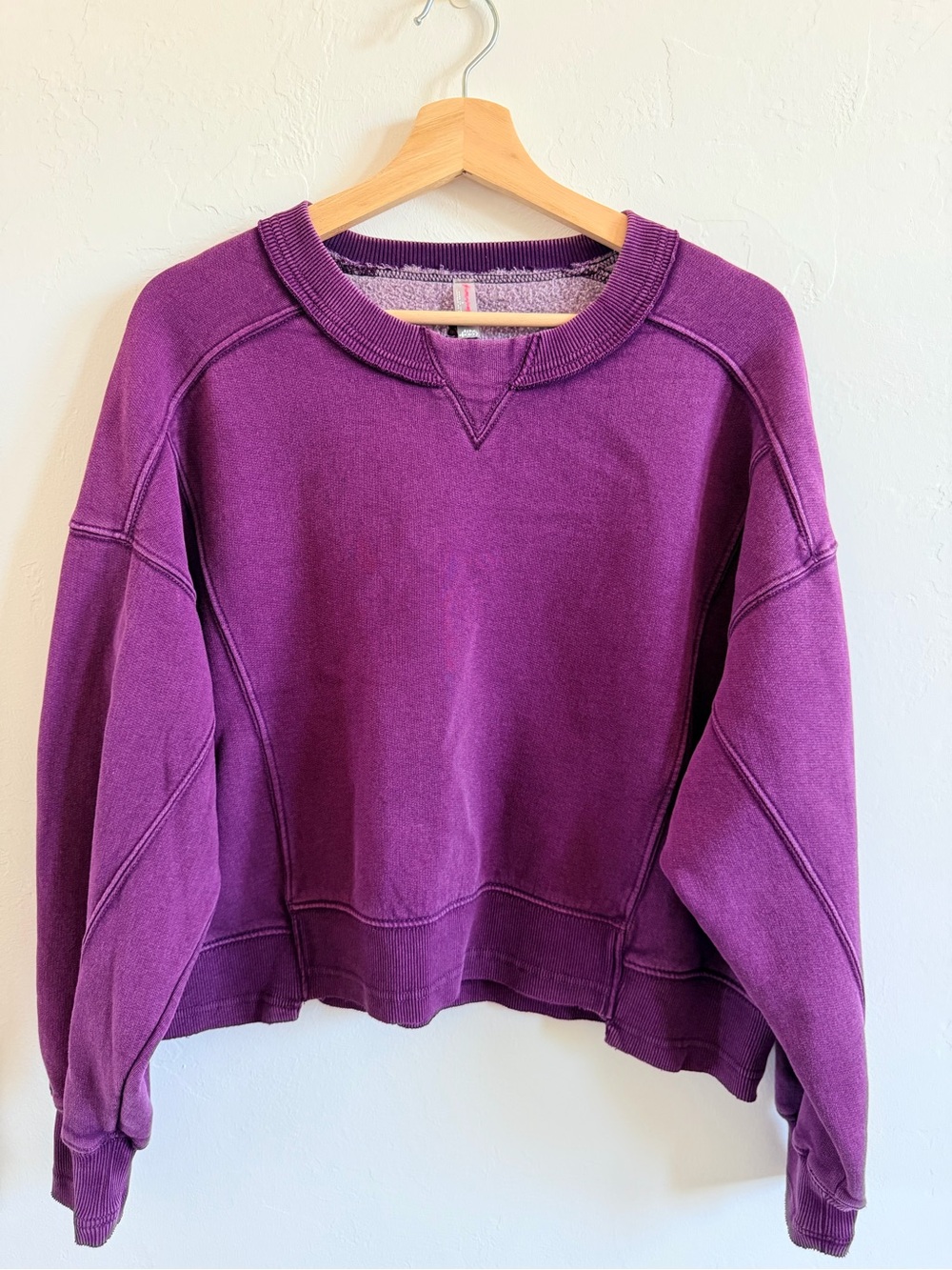 FP Movement by Free People Violet Purple Pullover Crewneck Sweatshirt